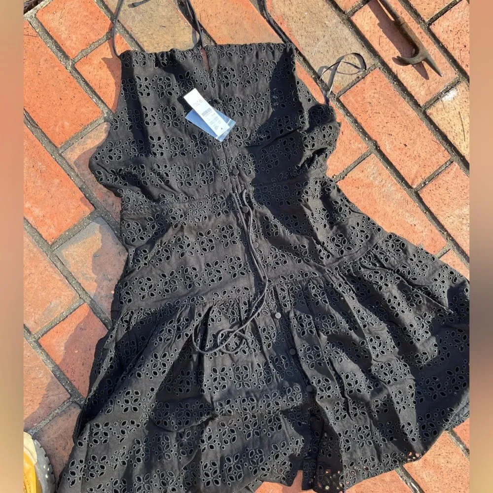 J Crew Anguilla Mini Halter Dress in Eyelet NWT - Picture 7 of 8